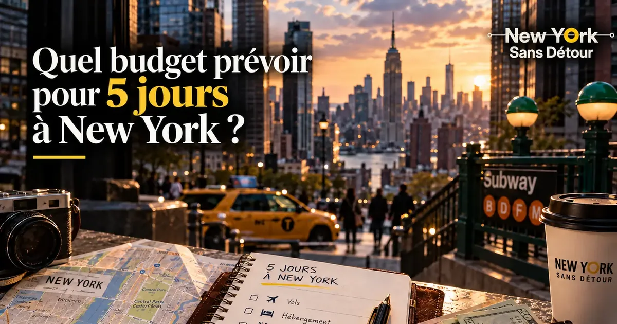 Quel budget pour 5 jours à New York.
