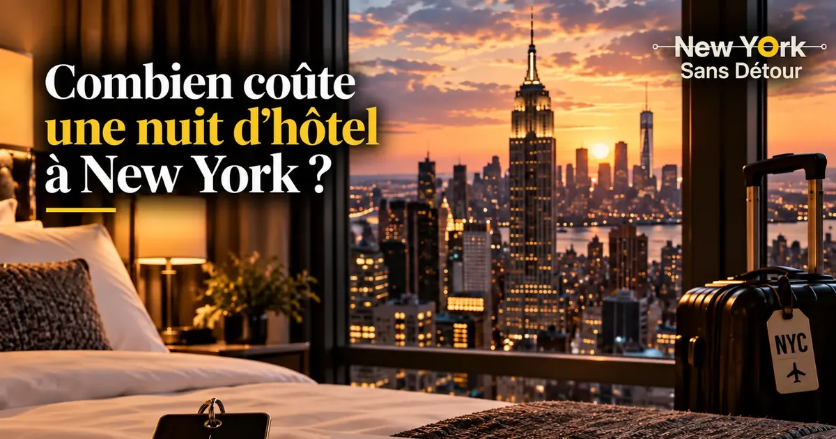 Coût d'une nuit d'hôtel à New York