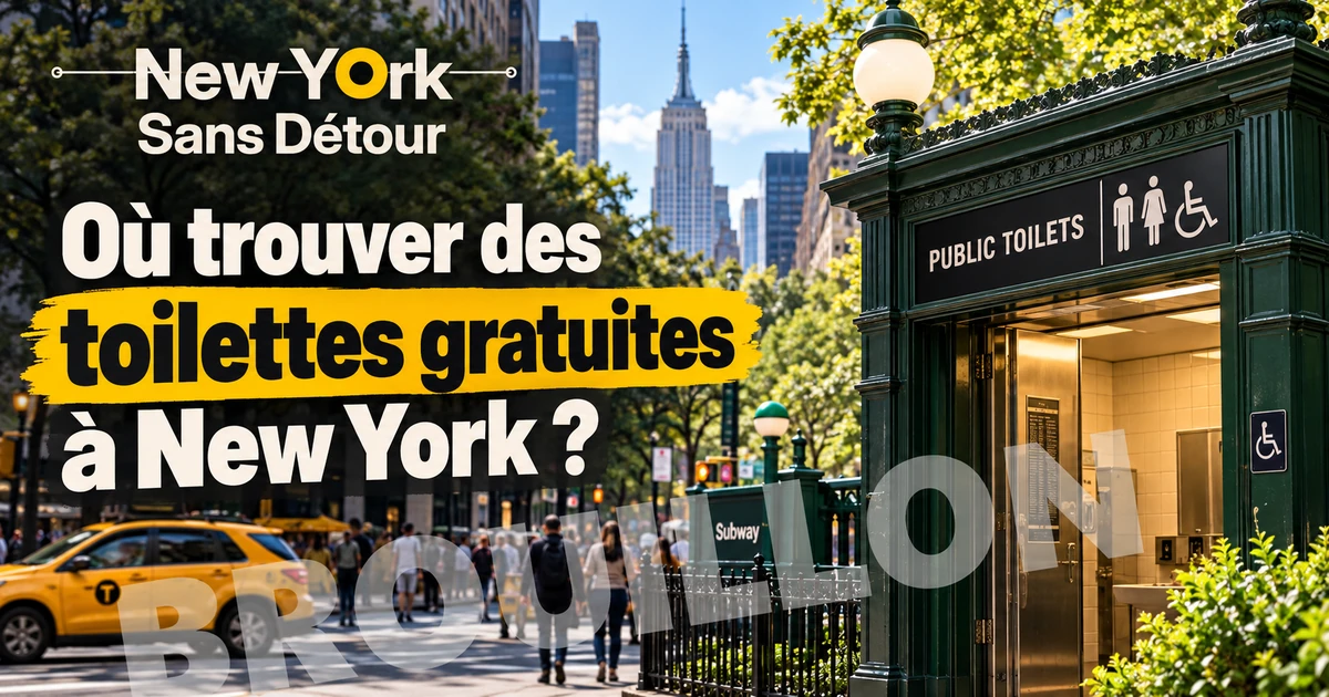 Où trouver des toilettes gratuites à New York
