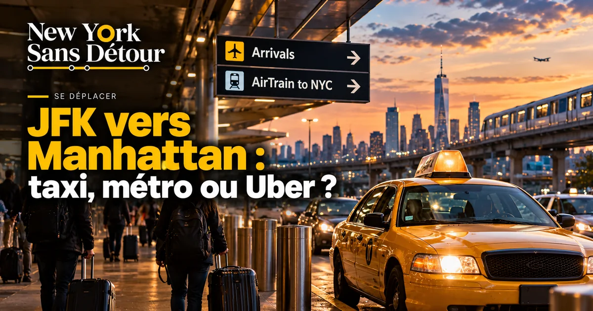 Transport entre l’aéroport JFK et Manhattan à New York