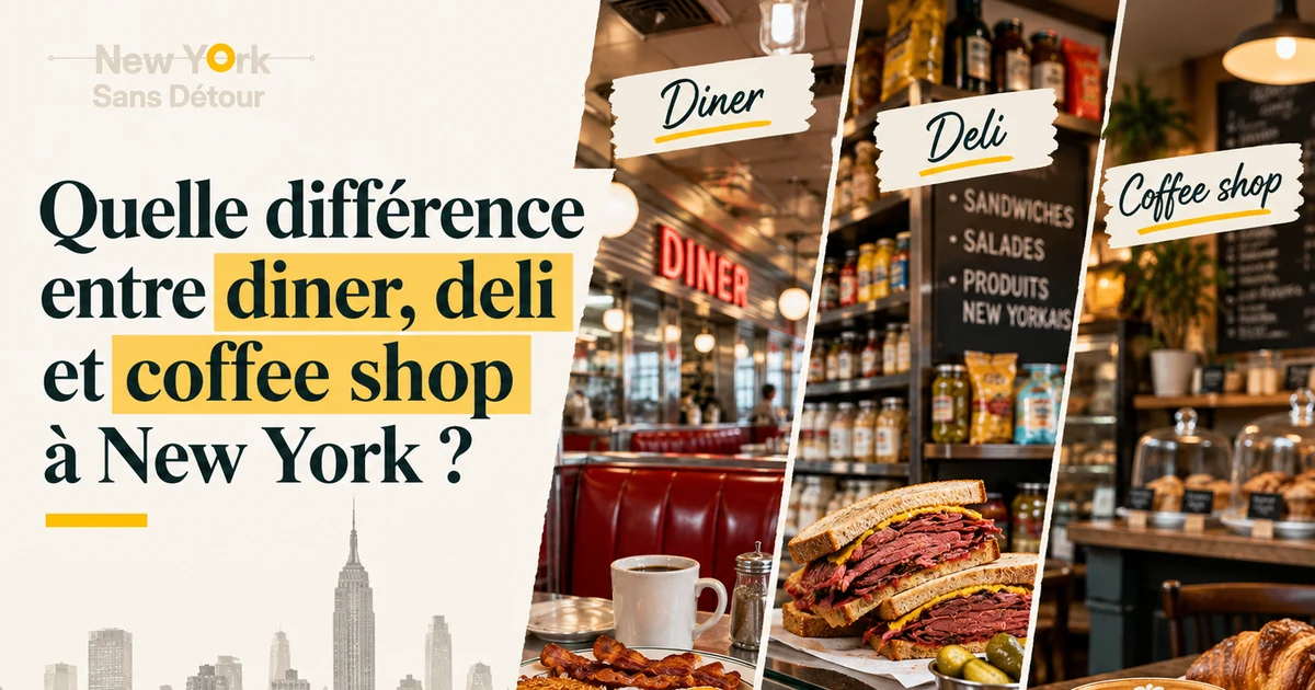 Diner, deli et coffee shop à New York