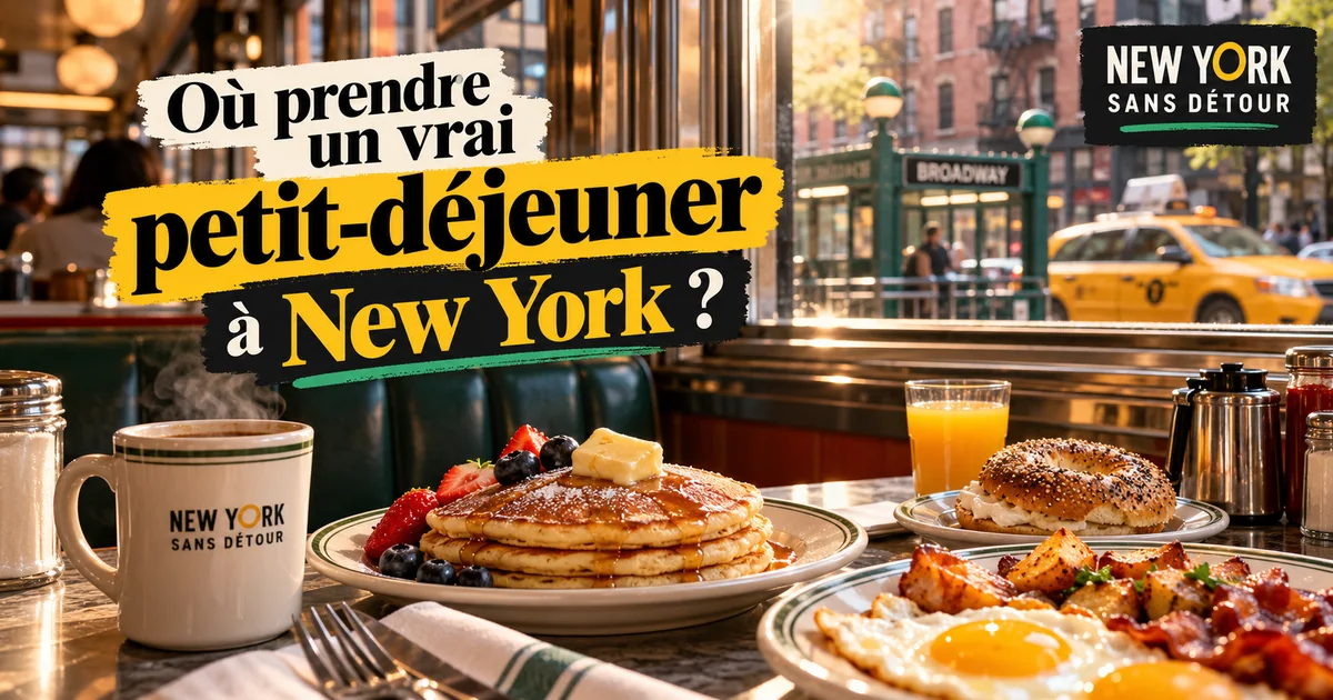 Petit-déjeuner dans un diner à New York